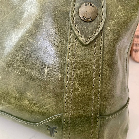 Frye Melissa Washed Leather Medium Satchel Bag